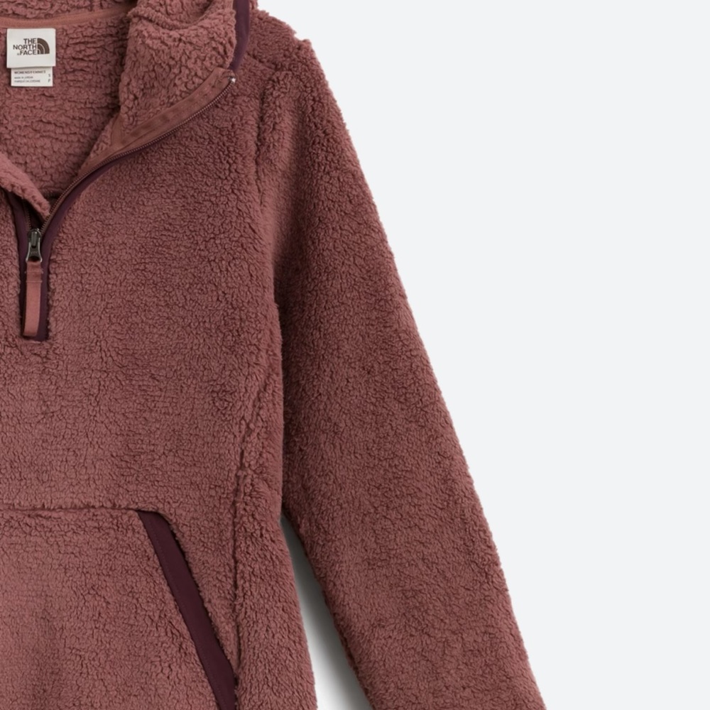 Womens The North Face Campshire Sherpa 2.0 Pullover Hoodie - Picture 3 of 4